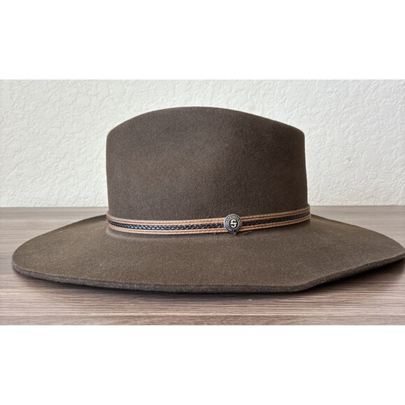 NWT Stetson The Rawlins, Size Large, KB Oak Brown, 100% Wool, USA, Cowboy Hat - Picture 12 of 16